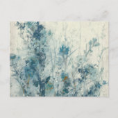 Blauwe lente briefkaart (Voorkant)