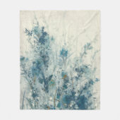 Blauwe lente fleece deken (Voorkant)