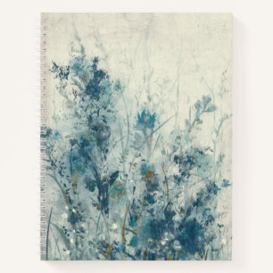 Blauwe lente notitieboek