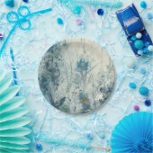 Blauwe lente papieren bordje (Feest)