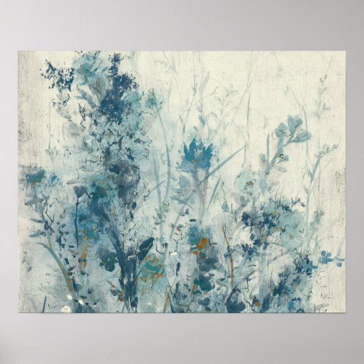 Blauwe lente poster (Voorkant)