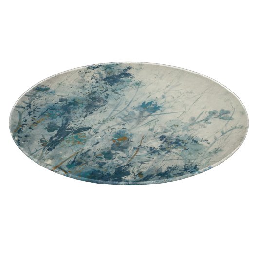 Blauwe lente snijplank (Hoek)