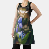 Blauwe lentevloer schort (Insitu)