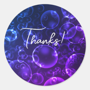 Blauwe lenzen, bokeh hart sticker