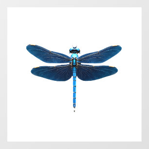 Blauwe Libel - Insect Dierenwereld Dierenliefhebbe Raamsticker