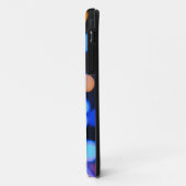 Blauwe lichtgevende telefoonbehuizingen Case-Mate iPhone case (Achterkant/links)