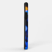 Blauwe lichtgevende telefoonbehuizingen Case-Mate iPhone case (Achterkant/rechts)