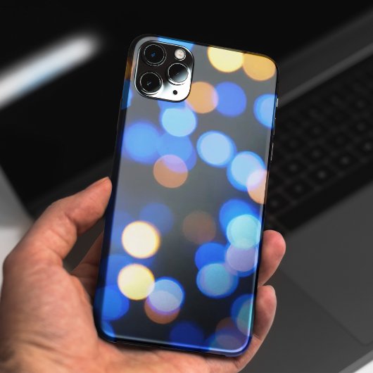 Blauwe lichtgevende telefoonbehuizingen Case-Mate iPhone case