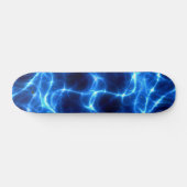 Blauwe lichtstralen skateboard (Horizontaal)