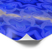 Blauwe liefde... perfect poster (Hoek)