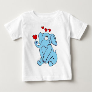 Blauwe liefje T-Shirt