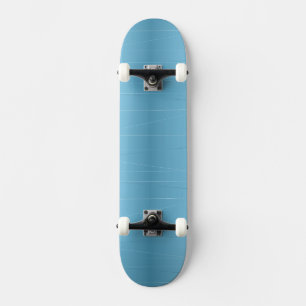 Blauwe lijn afdruk skateboard