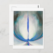 Blauwe lijn | Georgia O'Keeffe | Briefkaart (Voorkant / Achterkant)