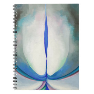 Blauwe lijn Georgia O'Keeffe Notitieboek