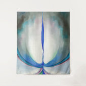 Blauwe lijn | Georgia O'Keeffe | Wandkleed (Voorkant)