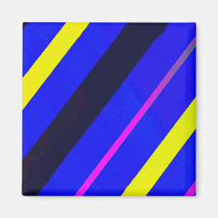 Blauwe lijnen magneet