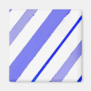 Blauwe lijnen magneet