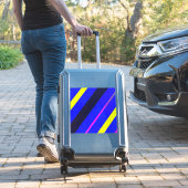 Blauwe lijnen sticker (Koffer Insitu)