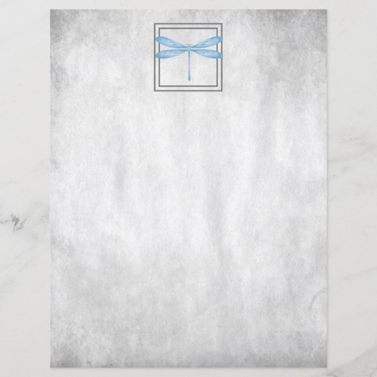 Blauwe likker - Aangepast papierblad (Achterkant)