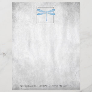 Blauwe likker - Aangepast papierblad