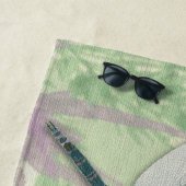 Blauwe likkerlichten strandlaken (In situ)