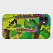 Blauwe limonade en bloemen Case-Mate iPhone case (Achterkant (horizontaal))
