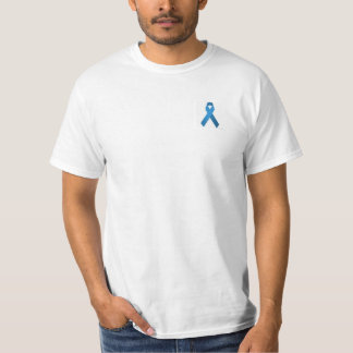Blauwe lint t-shirt