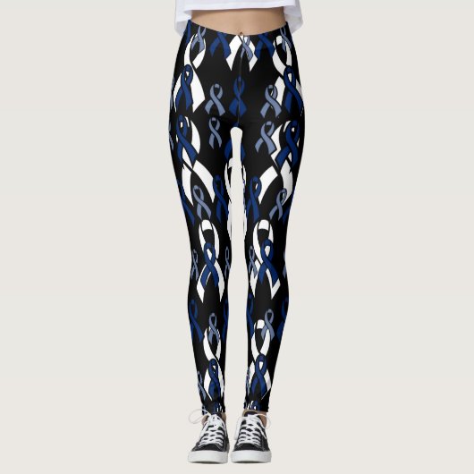 Blauwe linten...RA Leggings (Voorkant)