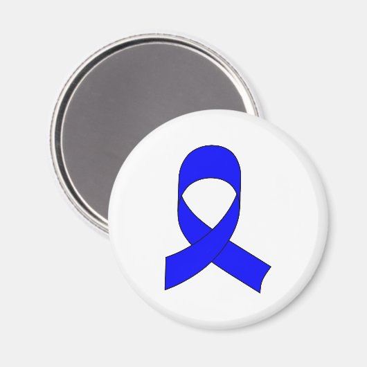 Blauwe linttekening magneet (Voorkant / Achterkant)