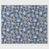 Blauwe lippen cadeaupapier (Vlak)