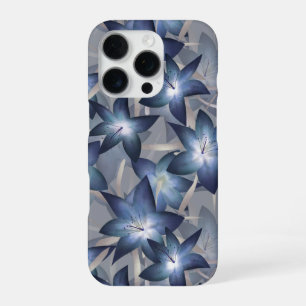 Blauwe lippen iPhone 16 pro hoesje