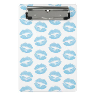 Blauwe Lippen, Lippenpatroon, Blauwe Lippenstift, Mini Klembord