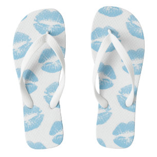 Blauwe Lippen, Lippenpatroon, Blauwe Lippenstift, Teenslippers