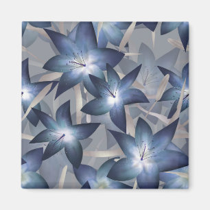 Blauwe lippen magneet