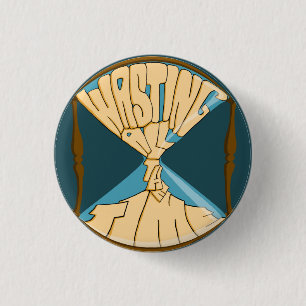 Blauwe Logo Button