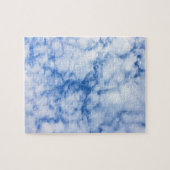 blauwe lucht en wolken legpuzzel (Horizontaal)