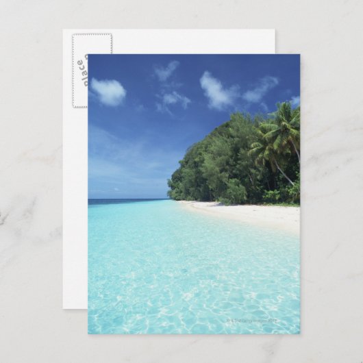 Blauwe lucht en zee 8 briefkaart (Voorkant / Achterkant)