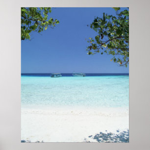 Blauwe lucht en zee 9 poster