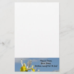 Blauwe lucht kantoorartikelen Gelukkige Dagen Glim Briefpapier