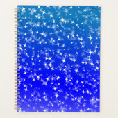 Blauwe lucht sterren Planner (Voorkant)