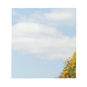 Blauwe Lucht Witte Wolken notitieblokken unieke Zo