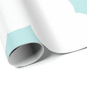 blauwe lucht , witte wolken , schaduwen cadeaupapier (Rol Hoek)