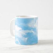 Blauwe Lucht Wolken Koffiemok (Voorkant links)