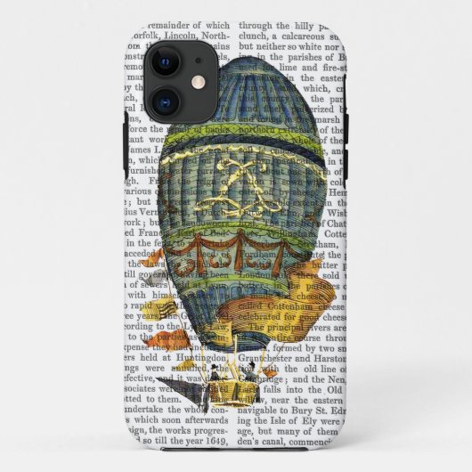 Blauwe luchtballon Case-Mate iPhone case (Achterkant)