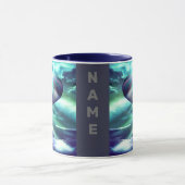 Blauwe luchtballon mok (Midden)