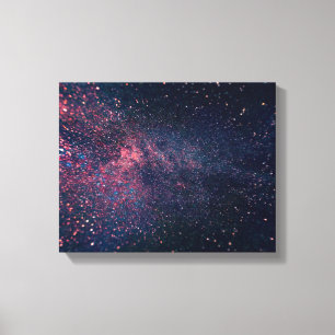 blauwe luchten vol sterren canvas afdruk