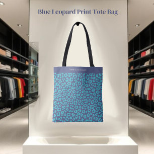 Blauwe luipaard draagtas