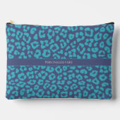 Blauwe luipaard etui (Voorkant)