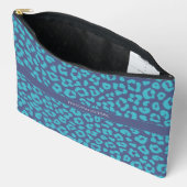 Blauwe luipaard etui (Open)