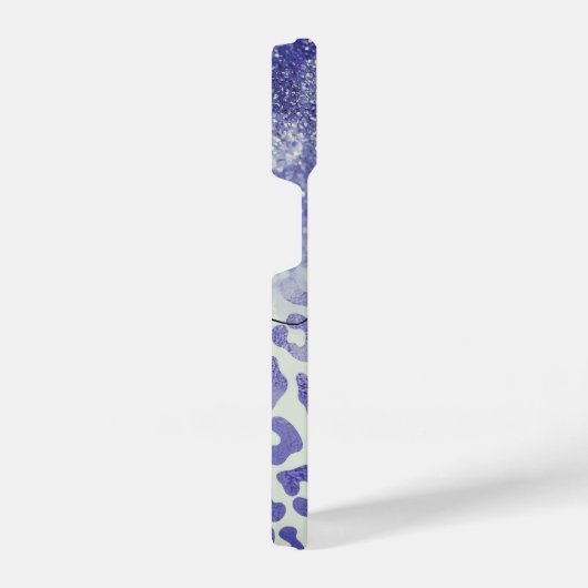 Blauwe luipaard iPhone hoesje (Rechterkant)